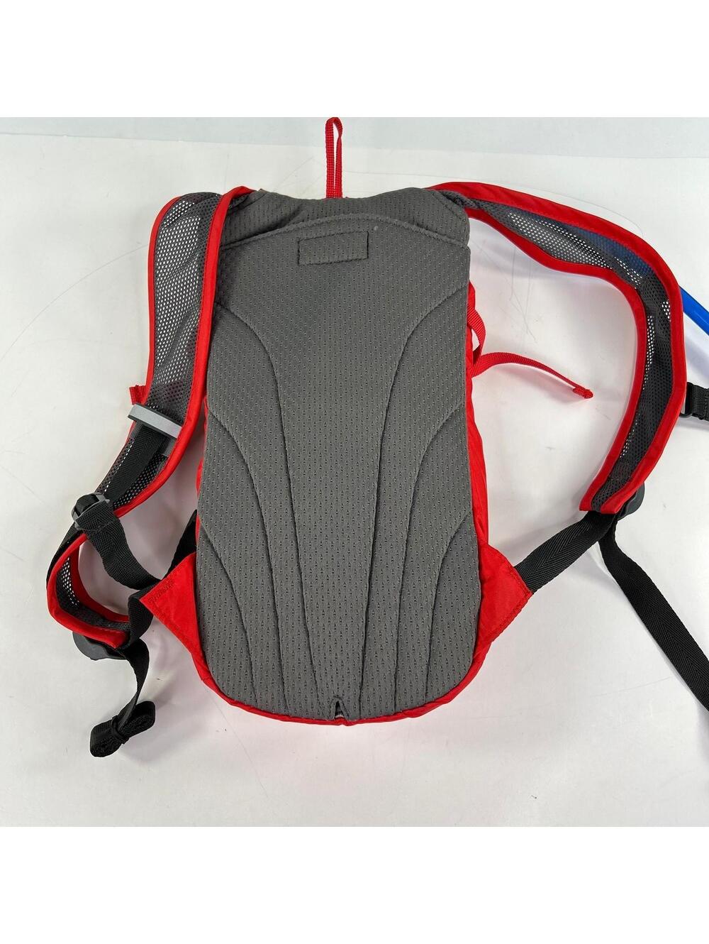 CamelBak Mini M.U.L.E. Kids Hydration Backpack Racing Red Checkered 1.5 L 50oz - Picture 2 of 7